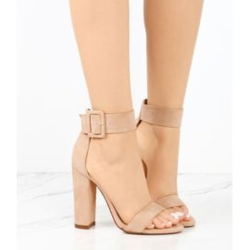 Tan Block Heels NEW